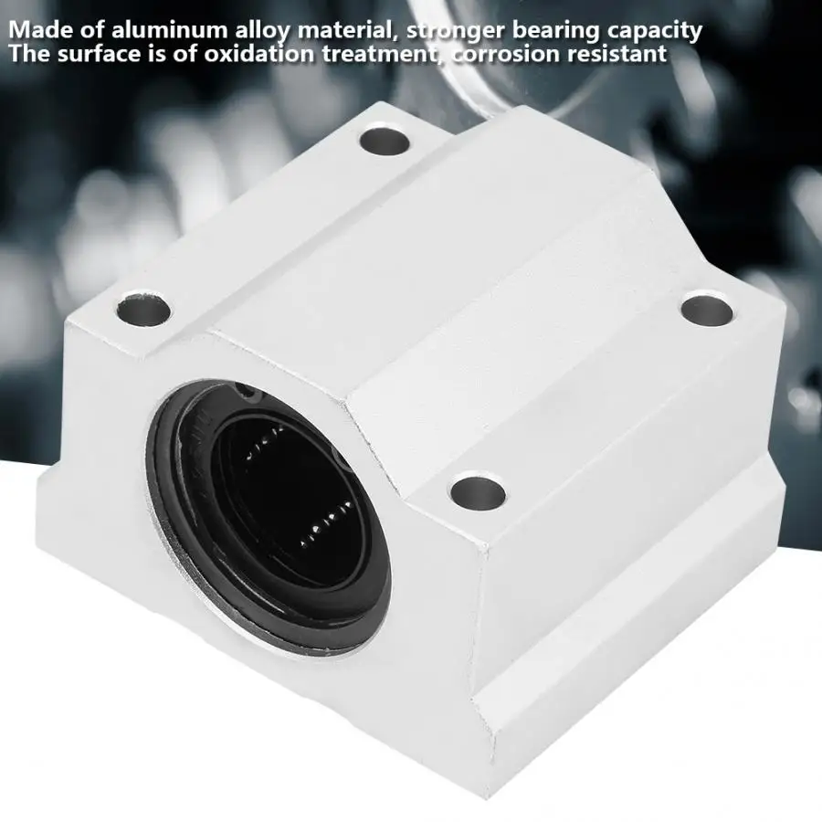 

1PC SCS25UU Slide Block Ball Bearings Linear Guide Rail Aluminum Alloy Liner Slide Block Sliding Parts for CNC Parts High Qualit