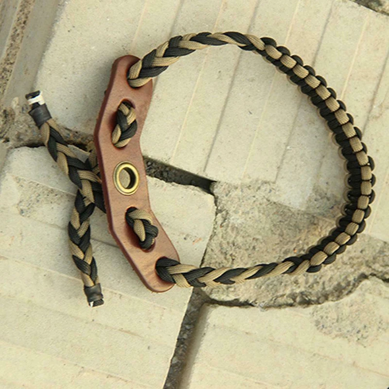 

Archery Sports Compound Bow Wrist Sling Fits Braided Cord Rope Hunting Shooting
