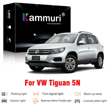 

Canbus White LED Exterior Interior bulb For Tiguan 5N LED Parking Reverse Turn Signal License Plate Courtesy Puddle light