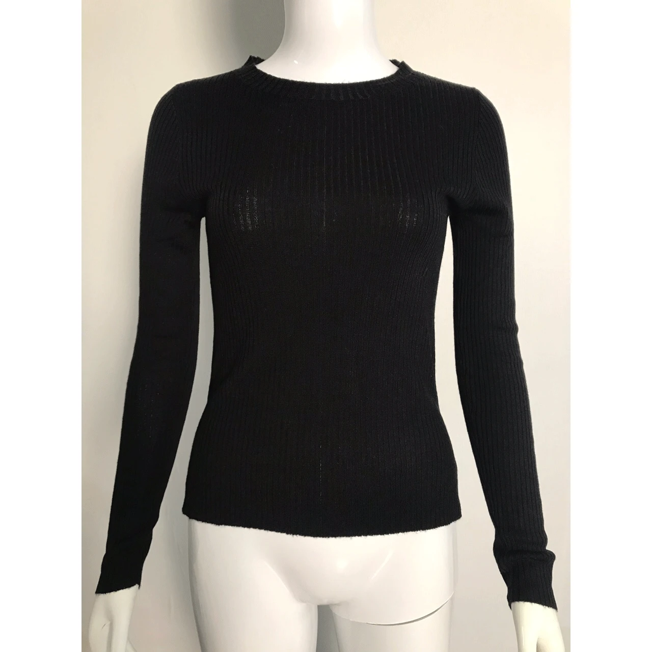 

2020 Spring New Style Korean-style Simple Base Versatile Crew Neck Long Sleeve Sweater Knit Slim Fit Slimming Base Shirt