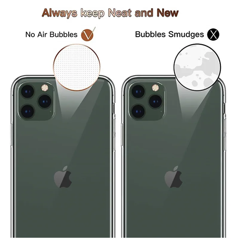 Прозрачный Мягкий ТПУ силиконовый чехол для iPhone 11 Pro Max 7 8 6 6s Plus X XS MAX XR телефона 5S SE