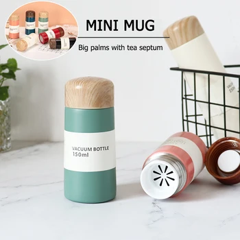 

New 150ML Mini Creative Vacuum Flasks Lovely Stainless Steel Thermos Portable Travel Water Bottle Insulated Thermal Bottles