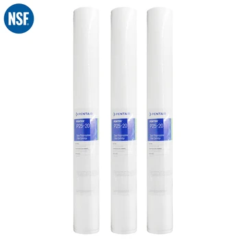 

20" Spun Polypropylene Water Filter Cartridge 25micron Sediment Filtration 3pcs P25-20