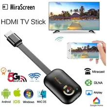 Mirascreen G9 2,4G 5G 4K беспроводной HDMI Miracast DLNA AirPlay Mirror HDMI tv Stick Wifi Дисплей ключ приемник для IOS Android