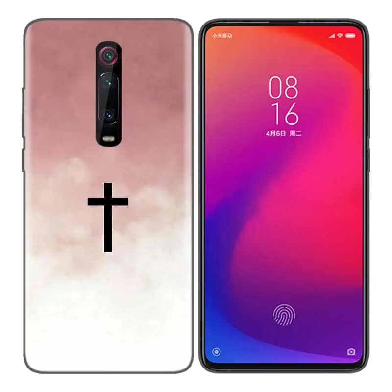 Черный мягкий силиконовый чехол-сумка для Xiaomi mi 9T CC9 Red mi 4 4X5 6 6A 7 7A Note Plus K20 Pro F1 Tampa Fall Jesus Christ Chr