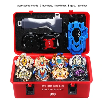 

TAKARA TOMY Beyblade Burst Set new combination of Beyblades Arena Bayblade Metal Fusion 4d with launcher rotating top toys