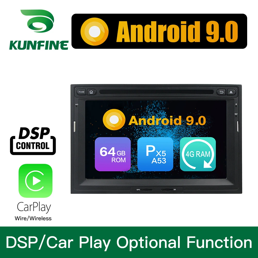 Best Android 9.0 Octa Core 4GB RAM 64GB Rom Car DVD GPS Multimedia Player Car Stereo for PEUGEOT 3008 2010 16 Radio Headunit WIFI