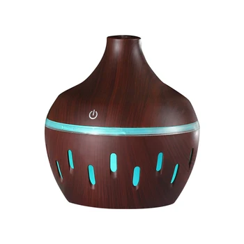 

300ml USB Mini Mist Maker Humidifier Aroma Essential Oil Diffuser Ultrasonic Wood Grain Air Humidifier