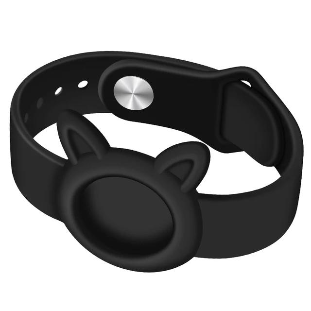 Szilikon Csuklópánt Az Airtag Számára, Apple Gps Nyomkövető Karkötő Védő Tokja Airtags Csatához, A Lost - Image 2