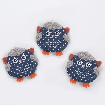 

Pet toy owl shape bite-resistant plush toy pet interactive toy，Q320 (2 pcs)