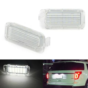 

2pcs License Plate Lights Car Auto 18-SMD LED Rear 6000K Xenon White Lamp
