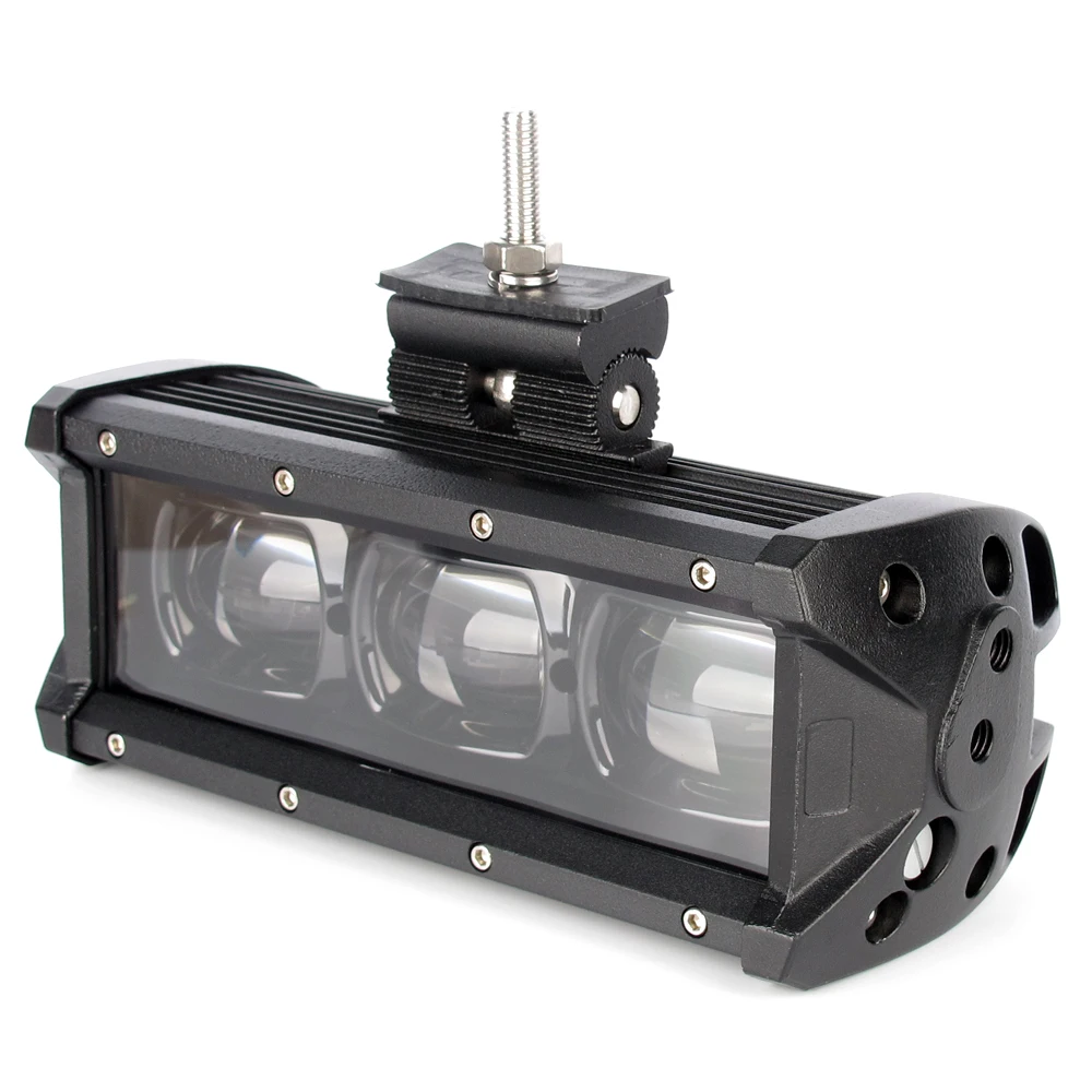 6D объектив СВЕТОДИОДНЫЙ светильник полосные лампы для 4x4 внедорожных 4WD ATV УАЗ тягачи трейлер мотоцикл 12 В 24 В Led дальнего света Подсветка Barra Offroad
