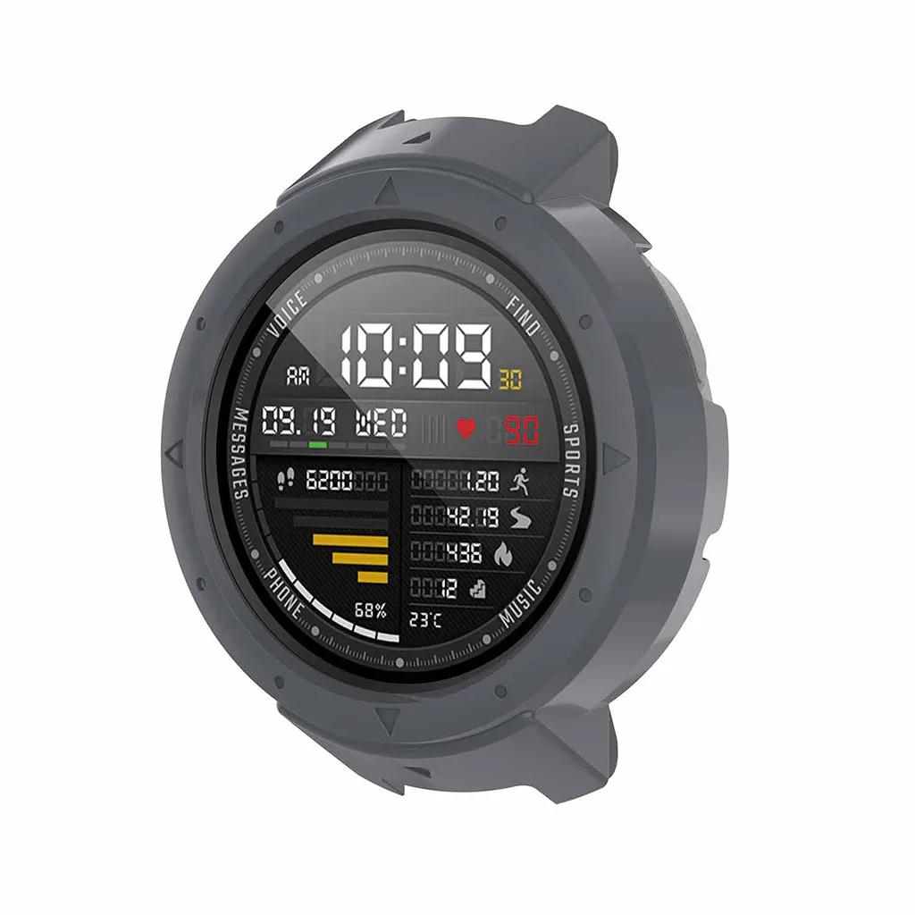# H25 чехол для Huami Amazfit Verge Youth Smart Accessories оболочка силиконовая рамка Защитная Для