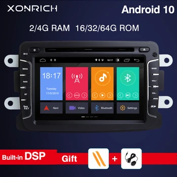 

DSP IPS 4GB 64G Android 10 car multimedia GPS For Dacia Sandero Duster Captur Lada Xray 2 Logan 2 Dokker Lodgy 2012-2017