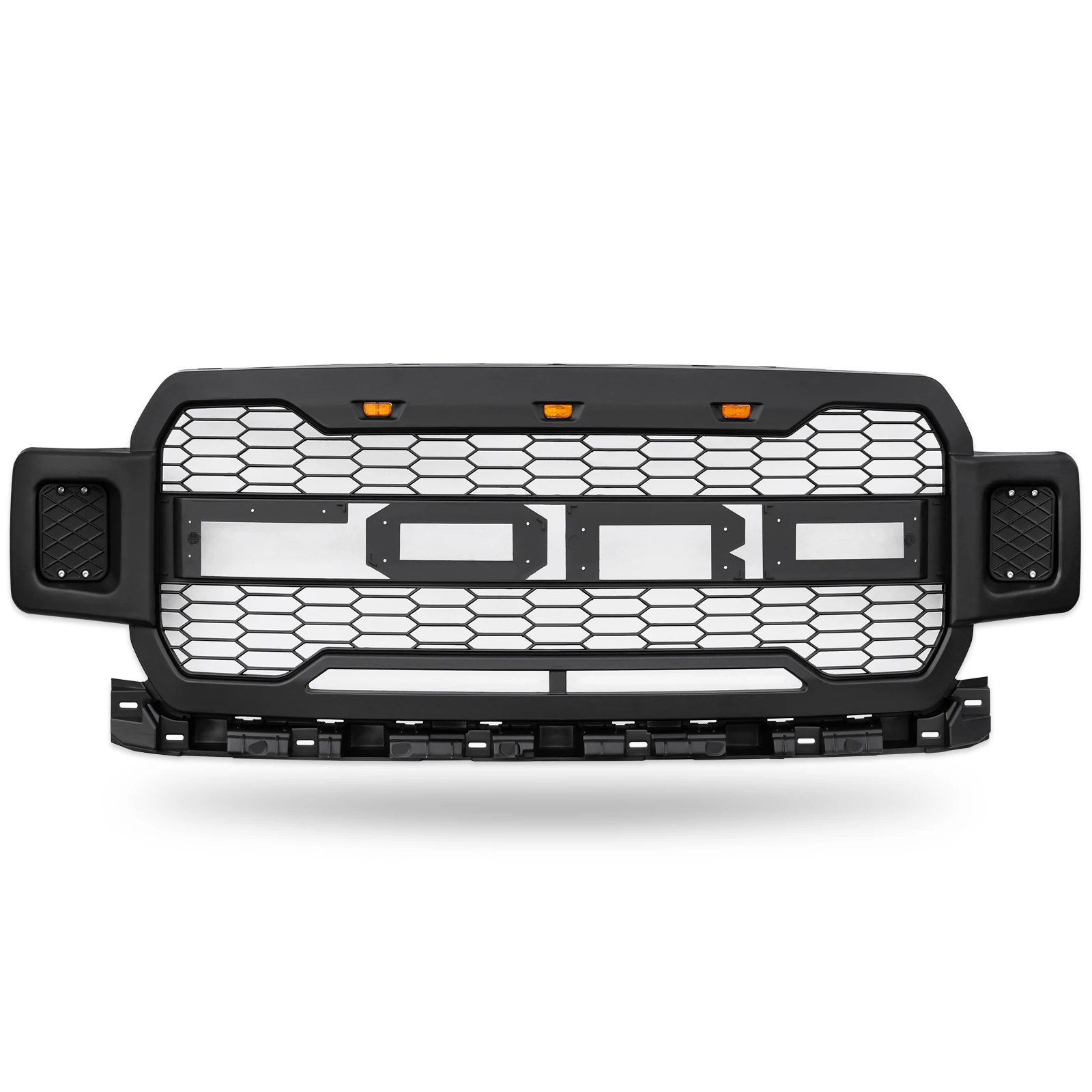 

NEW Black Raptor Style Front Grille Upper Grill For Ford F-150 2018 Shipping From US