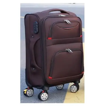 Дорожная сумка на колесах деловая дорожная чемодан Oxford Spinner сумки колесиках для