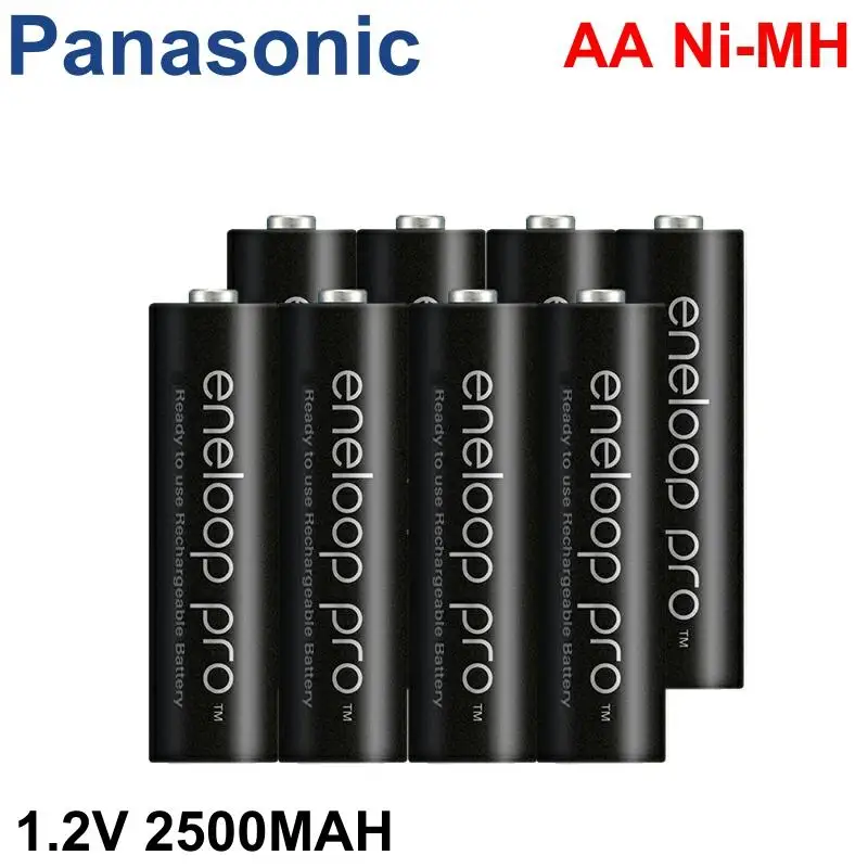 Panasonic Eneloop Оригинальная батарея Pro 14500 AA 2500mAh 1,2 V Ni-MH камера игрушка-фонарик предварительно заряженные аккумуляторы