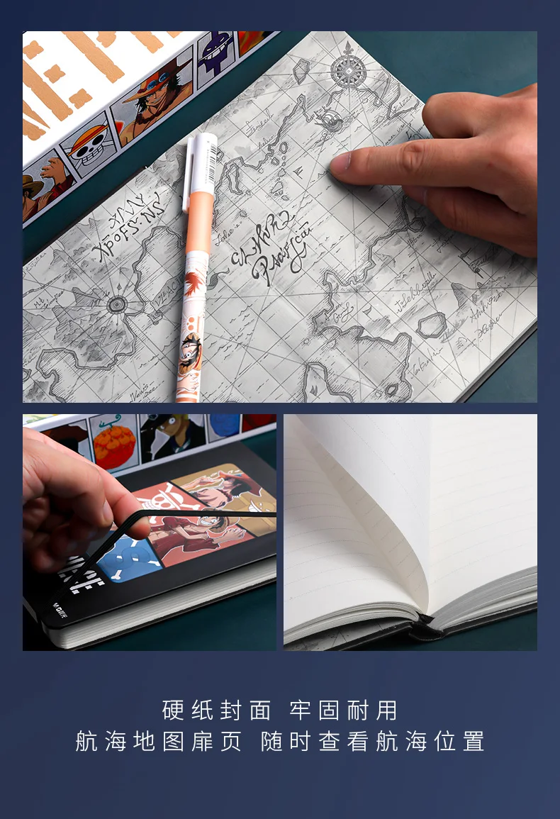 Yiwi-One Piece Hardcover Set com Pen Bag,