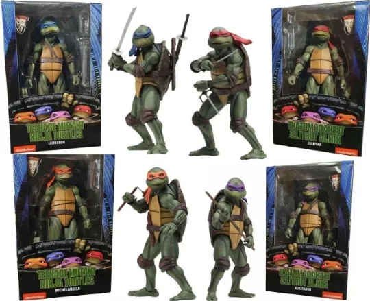 Hasbro Черепашка-ниндзя NECA Черепашка-ниндзя Nirvana Rafael Donatello SDCC Ограниченная серия игрушек Коллекция подарочных гаражных комплектов