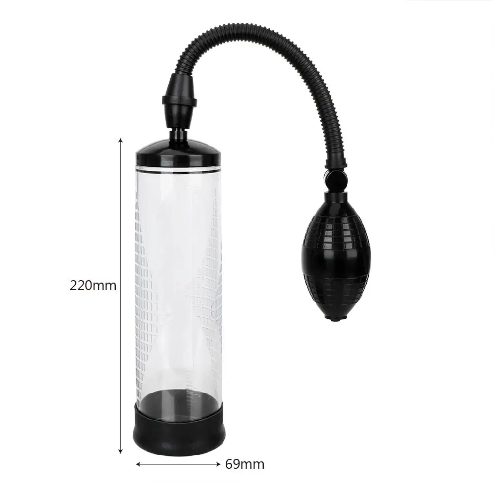 Pompe à vide pour hommes, jouets sexuels pour agrandissement de l'érection manuelle, entraîneur d'extension du pénis, masturbateur masculin_voghion.com