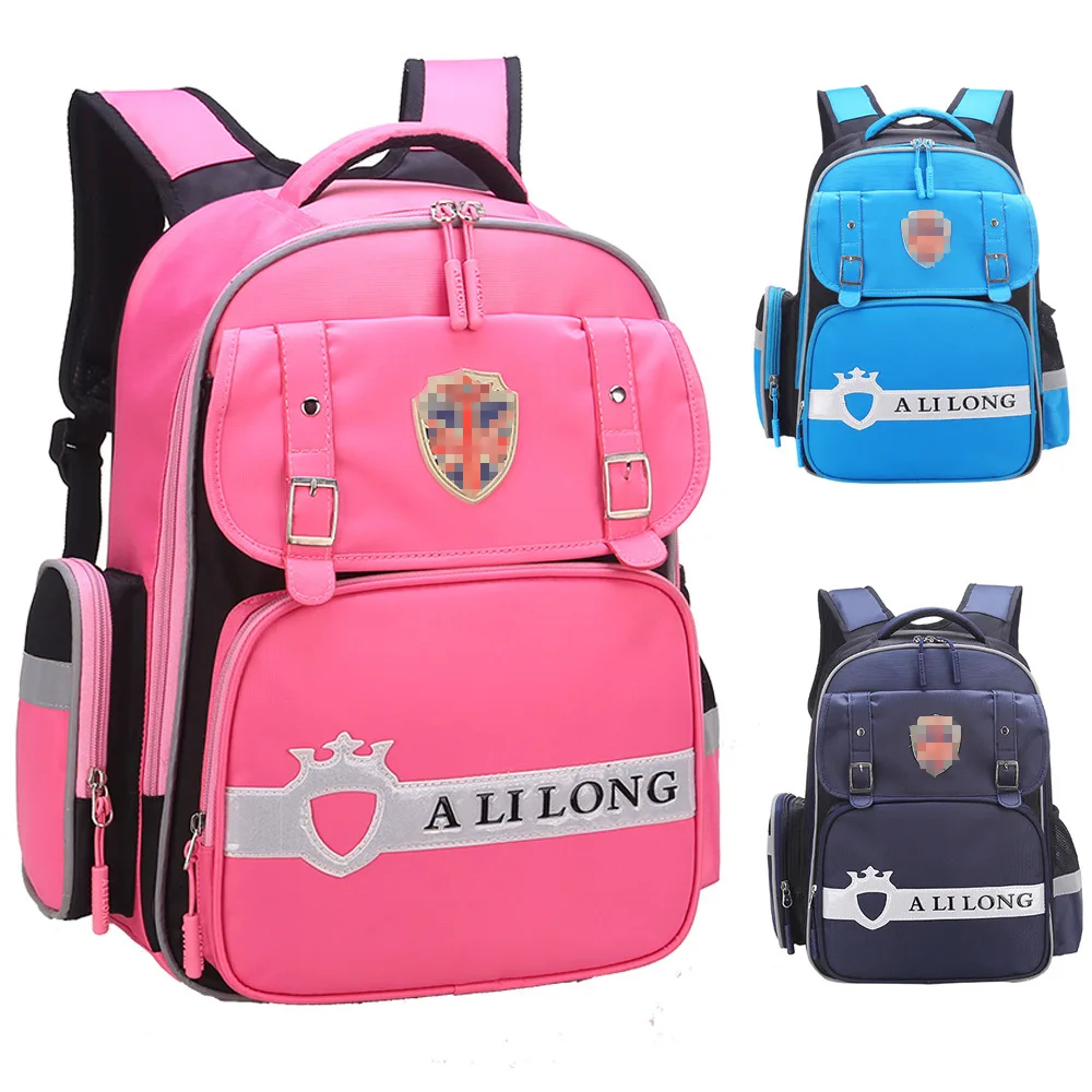 

New Style CHILDREN'S School Bags Young STUDENT'S 1-3-6 Grade Spine-Burden Relieving GIRL'S And BOY'S Large Capacity Shoulder Kor