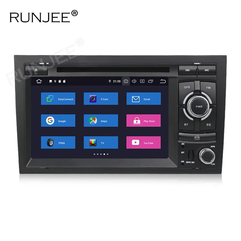 RUNJEE 4 г 64 шесть ядер Android 9 dvd плеер автомобиля для Audi A4 B6 B7 S4 RS4 сиденье Exeo