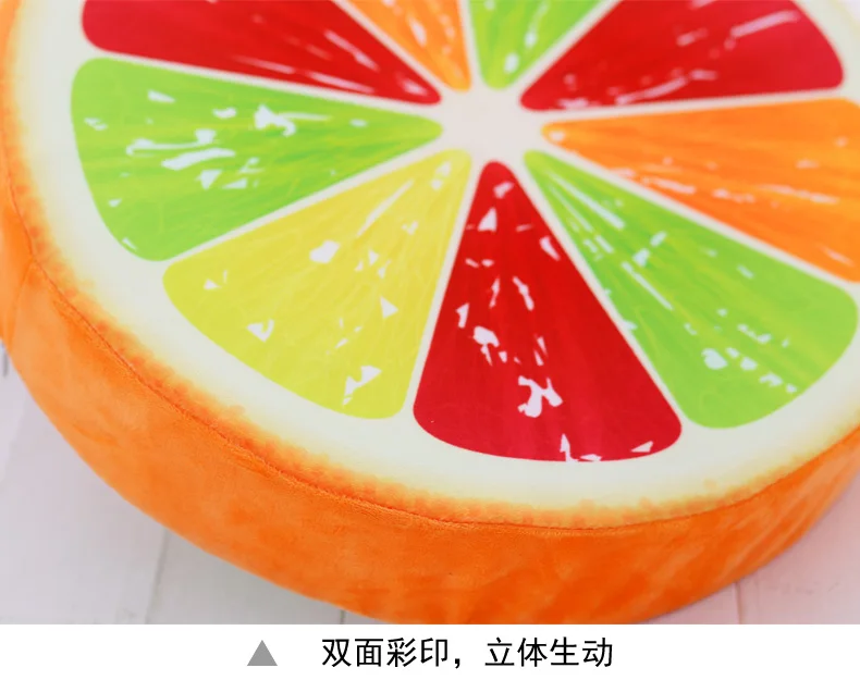 Арбуз 3D фруктовая модель плюшевая подушка креативная Подушка Татами унисекс Nap Сделано в Китае подарок