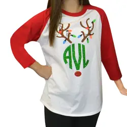 Рождественский принт с оленем, Женский свитшот с круглым вырезом для девушек, свободный лоскутный свитер с длинными рукавами, праздничная