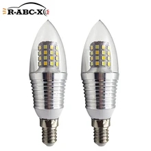 

RUIANDSION 2Pcs 220V E14 LED Bulb Candle Light Dimmable Chandelier Lamp Adjustable Ceiling Lighting Oven Light 6500K 6000K 4300K