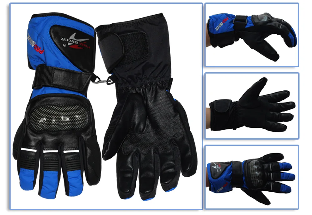 motorcycle gloves Winter Warm Waterproof Motorcycle Motocross Off Road Racing Skiing Gauntlet Hands Protective Gear