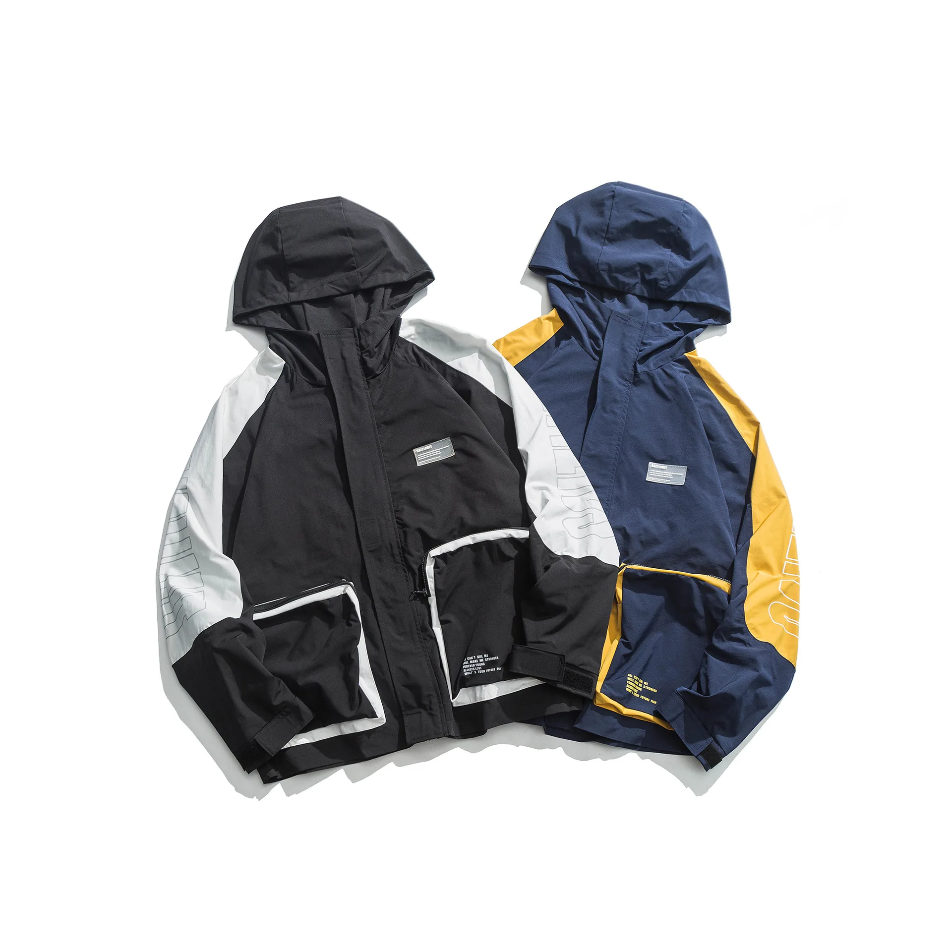 

City Where the Product 2019 Autumn New Style MEN'S Jacket Mixed Colors MEN'S Hooded Jacket Popular Brand Men'S Wear Autumn