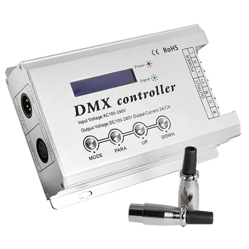 Dmx300 Ac 100V/220V Высокая Напряжение декодер Rgb Dmx контроллер 3Ch X 2A для цветная (Rgb)