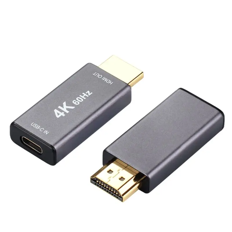  Usb Tipo-C Femmina a HD-MI Maschio Adattatore di Interfaccia 4K X 2K Convertitore di Supporto Audio