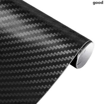 

3D Carbon Fiber Vinyl Film Wrap Car Sticker Sheet Waterproof Car Stickers & Decals Motorcycle Car Styling Accessories
