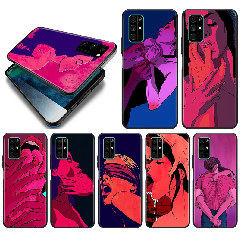 Силиконовый чехол для Honor 9 9S 9A 9C 9X 9N 9i V9 10 10i 10X X10 Lite Pro противоударный | Мобильные