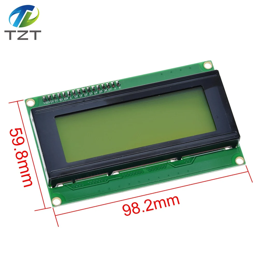 1 шт. ЖК дисплей 2004 + I2C 20x4 2004A синий/зеленый экран HD44780 символьный ЖК/w IIC/I2C
