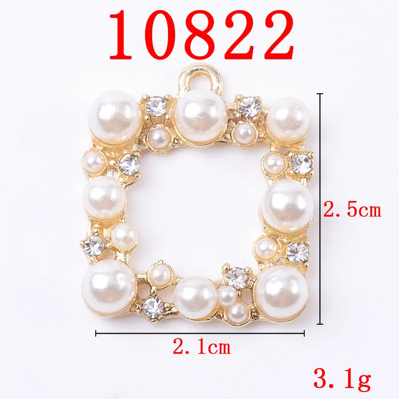 Fashion Pearl Cluster Charms for DIY Jewelry Making 10pcs Vintage Pendants Necklaces Earrings Bracelets Handmade Jewelry Finding