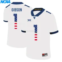 Новое поступление высокое качество майки Шелтон Гибсон#1 колледж футболка ограниченной серии Майки S-XXXL