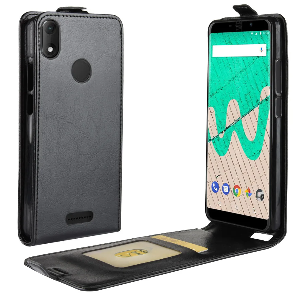 Чехол-книжка для wiko view max силиконовый чехол-бумажник из искусственной кожи