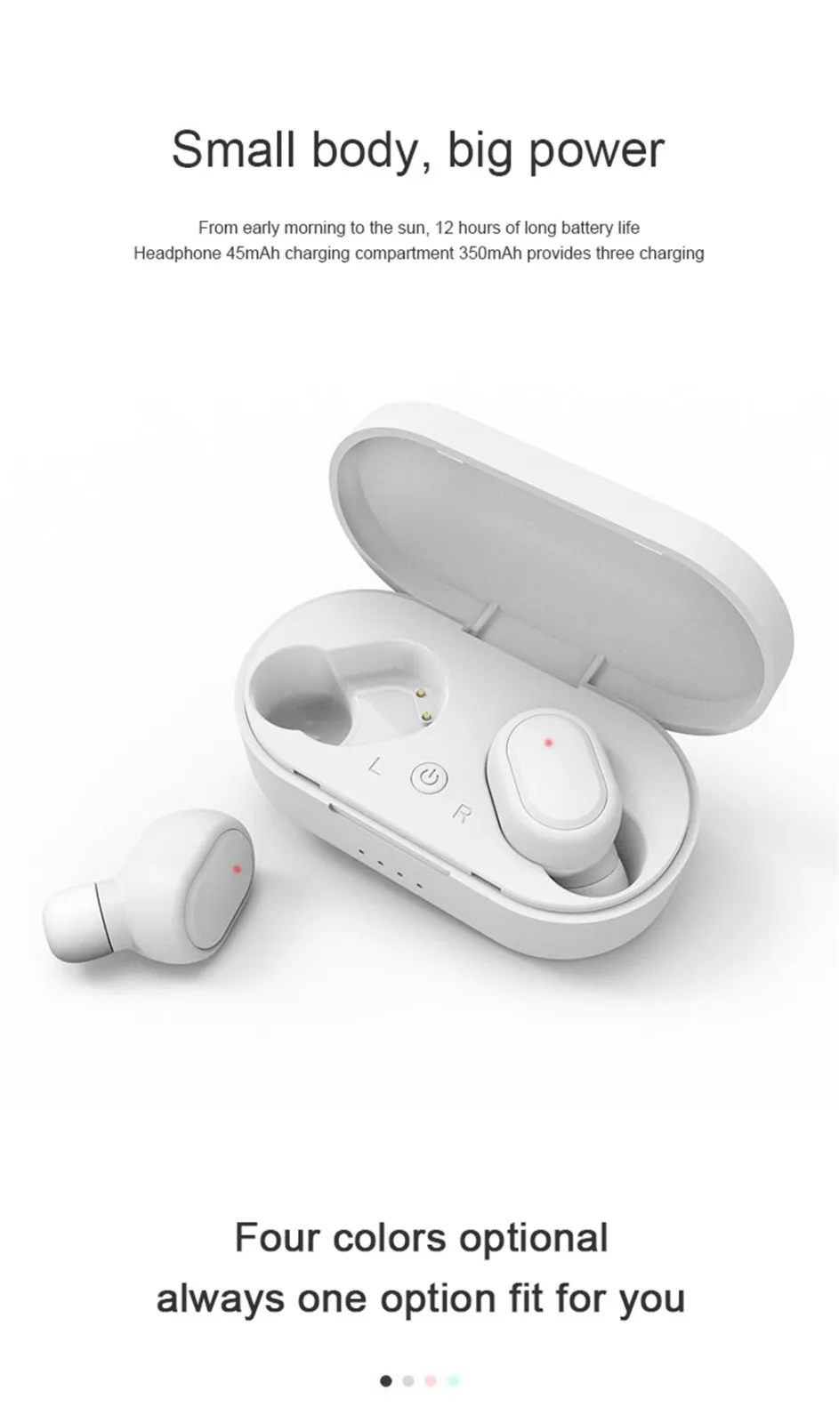 Wireless bluetooth headset
