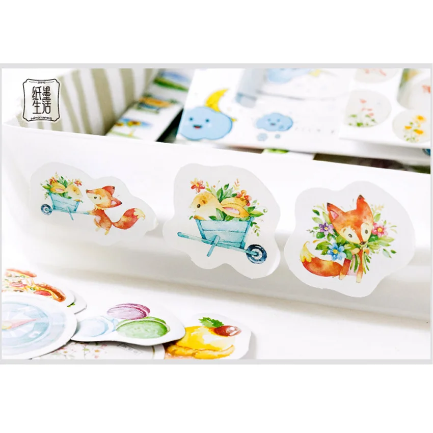45 шт. мультяшная мини-наклейка на упаковке Memo sticker s Pack Kawaii планировщик для скрапбукинга s Escolar школьные принадлежности