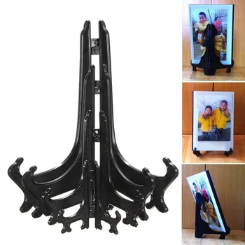 

Display Easel Stand Plate Bowl Picture Frame Photo Pedestal Holder BLK 3''5''7''9'' Sizes
