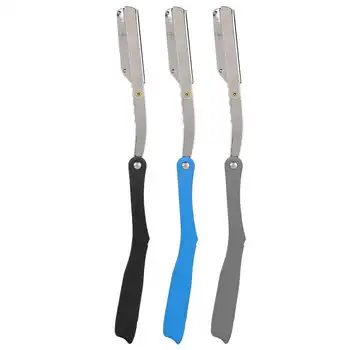 

Manual Shaver Folding Stainless Steel Razor Beard Repair Shaving Hairdressing Knife Holder