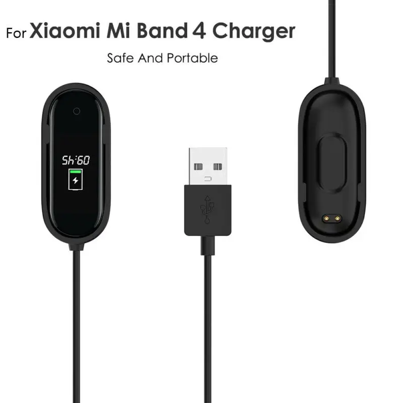 

USB Cord Cable Adapter Power Fit Charger For Xiaomi Mi Band 4 Smart Bracelet