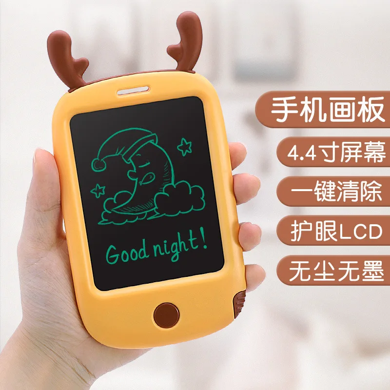 

2942 # Platypus Children 4.4-Inch Mobile Phone Sketchpad Baby Early Childhood Educational LCD Electronic Graffiti
