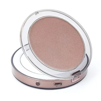 

Led Lighted Mini Makeup Mirror 3X Magnifying Compact Travel Portable Sensing Lighting Makeup Mirror