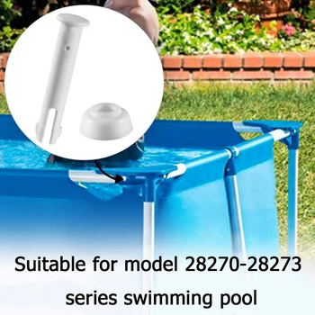 

12pcs Outdoor Swimming Pool Frame Fixing Plastic Connector Pins Accessories Pool Replacement Parts Pool Cap Swimming Parts Tools