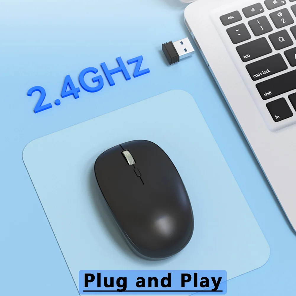 Wireless Silent Mouse Portable Mini Mouse with USB, 3 Adjustable DPI, 2.4G Cordless Computer Optical Mice for Laptop PC Tablet laptop cooling pads