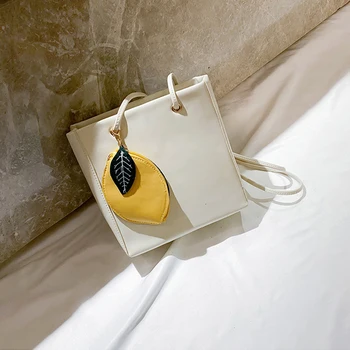 

Solid Color Summer PU Leather 2 Pcs/set Bucket Bags For Women 2020 Elegant Shoulder Handbags Female Travel Cross Body Bag