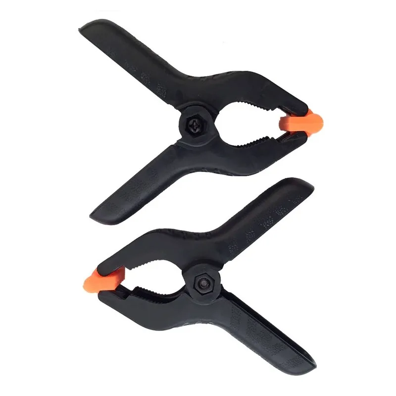 Wood working Spring Clamps 2/3/4/6/9 Inches Tools Plastic Nylon Toggle Clamp for Woodwork Clip Photo Studio hose clamp |